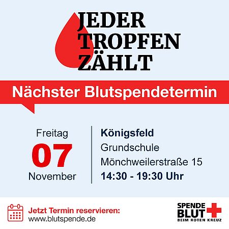 Blutspende 07. November 2025